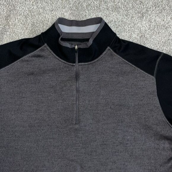 Nike Tour Performance Winter LS T neck 1/4 zip golf sweater sweatshirt shirt - Picture 2 of 4